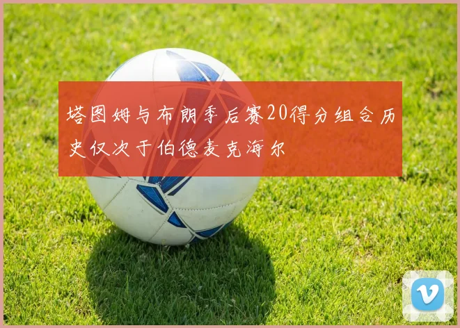 塔图姆与布朗季后赛20得分组合历史仅次于伯德麦克海尔